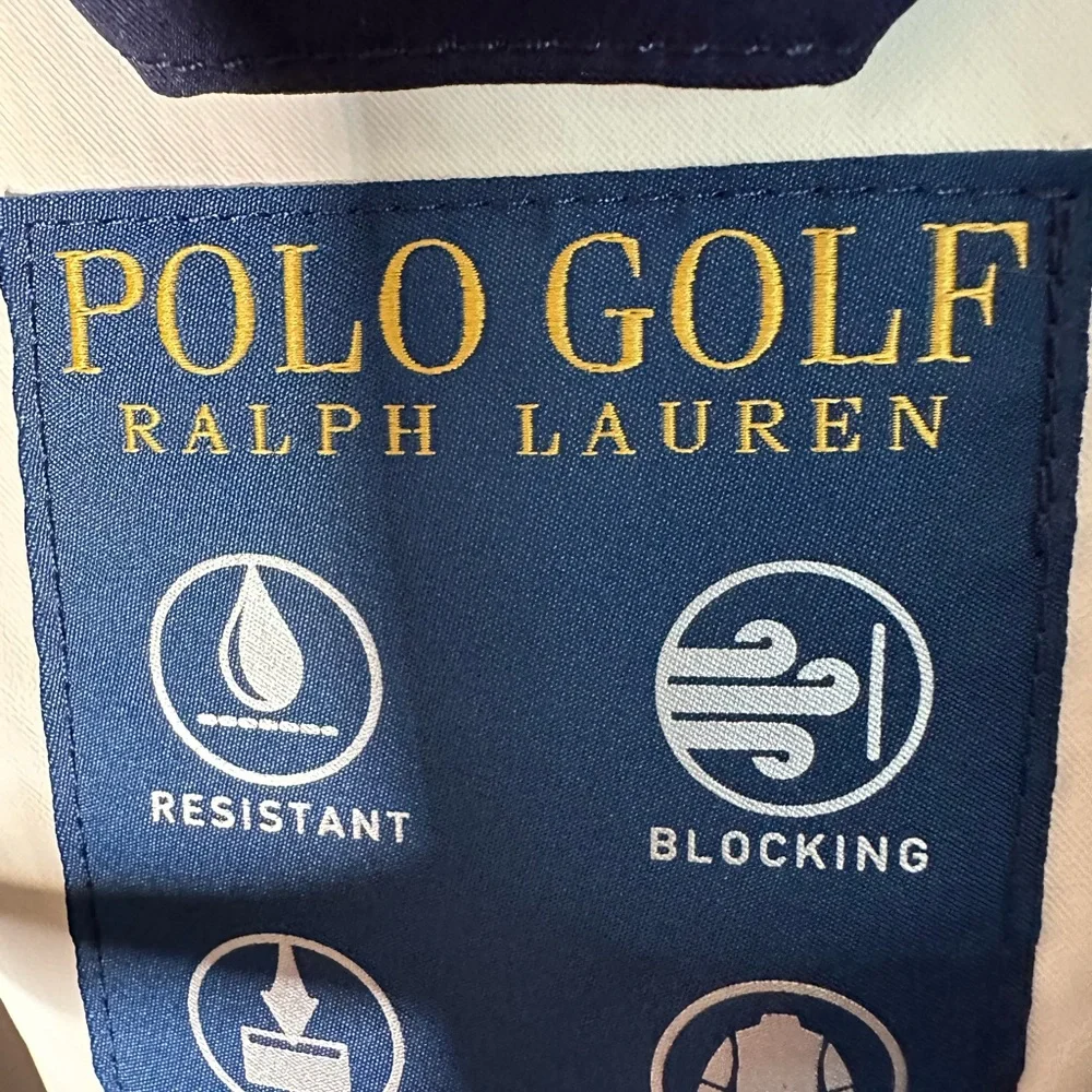 Polo Golf Ralph Lauren USGA Embroidered Windbreaker Jacket Size XL Convertible
